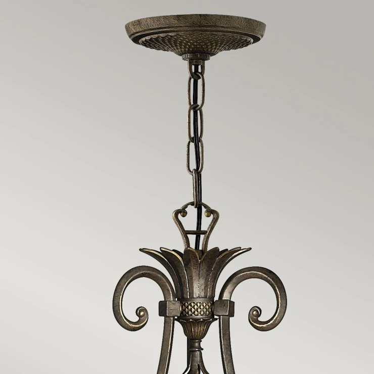 Hinkley Pendellampe Hepta Plantation Bronse