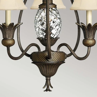 Hinkley Pendellampe Trio Plantation Bronse