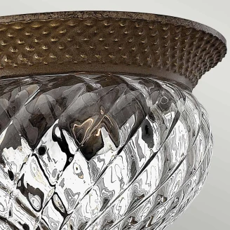 Hinkley Taklampe Duo Plantation Bronse