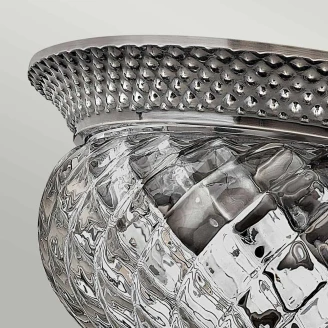 Hinkley Taklampe Duo Plantation Antikk Nikkel