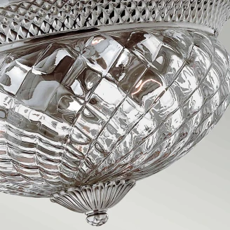 Hinkley Taklampe Trio Plantation Antikk Nikkel