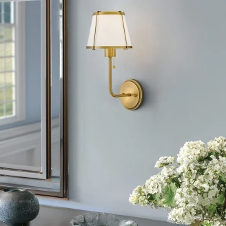 Hinkley Vegglampe <strong>Clarke</strong>  Messing, Elfenben