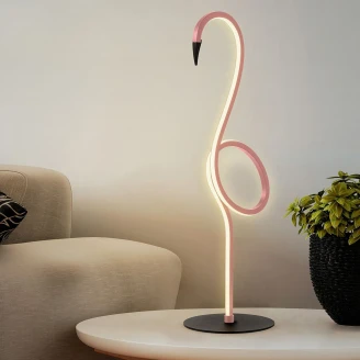 Elstead Bordlampe Flamingo Rosa