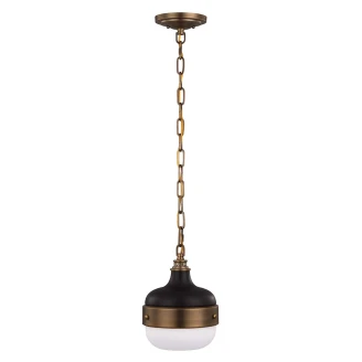 Feiss Pendellampe S Cadence Antikk Messing, Svart