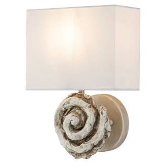 Flambeau Vegglampe M <strong>Swirl</strong>  Benhvit