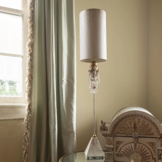 Flambeau Bordlampe Madison Beige, Gull