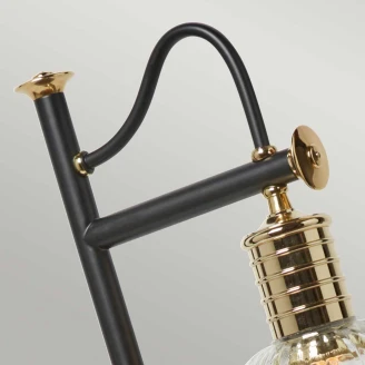 Elstead Bordlampe Douille Svart, Messing