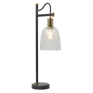 Elstead Bordlampe <strong>Douille</strong>  Svart, Messing