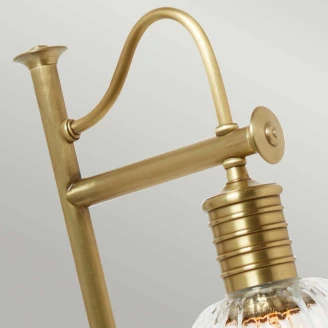 Elstead Bordlampe Douille Antikk Messing