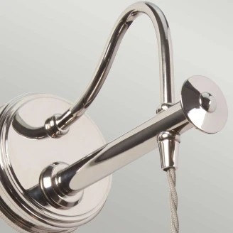 Elstead Vegglampe Douille Sølv