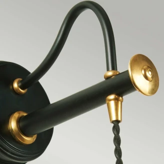 Elstead Vegglampe Douille Antikk Messing