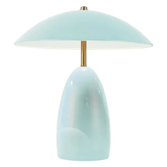 Alora Mood Bordlampe M <strong>Poppy</strong>  Lyseblå