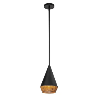 Alora Mood Pendellampe S Daphne Svart, Natur