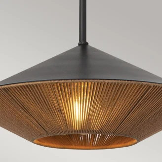 Alora Mood Pendellampe L Daphne Svart, Natur