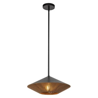 Alora Mood Pendellampe L Daphne Svart, Natur