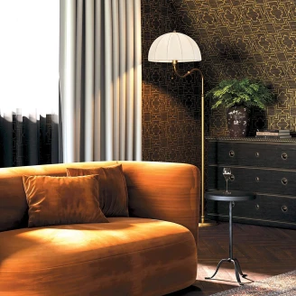 Alora Mood Gulvlampe <strong>Crosby</strong>  Creme, Gull