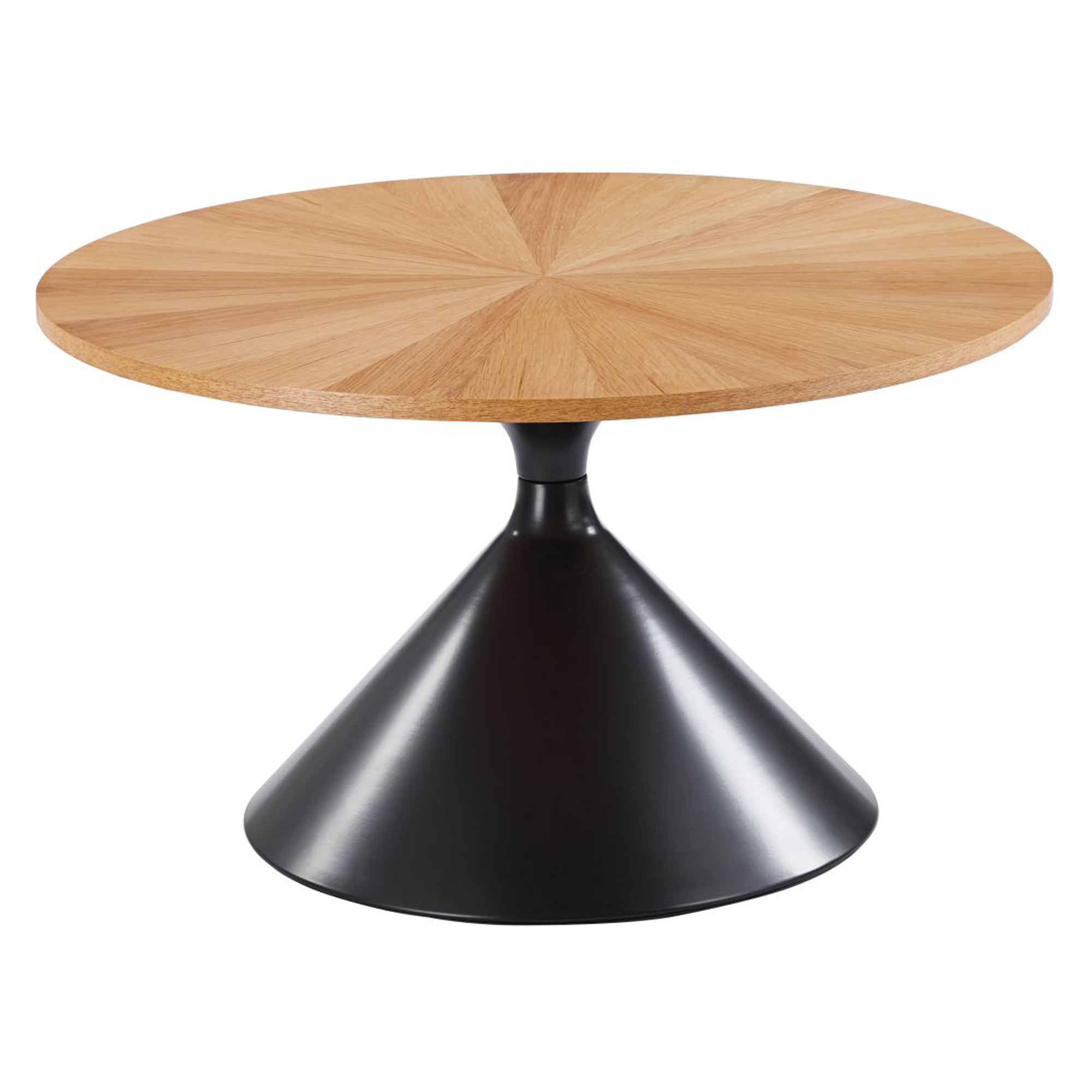 Sofabord Velis Træ, Sort Ø70 cm