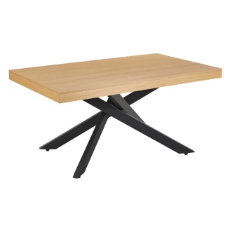 Spisebord Uttrekkbart <strong>Ofroot</strong>  Tre, Svart 160-240x90 cm