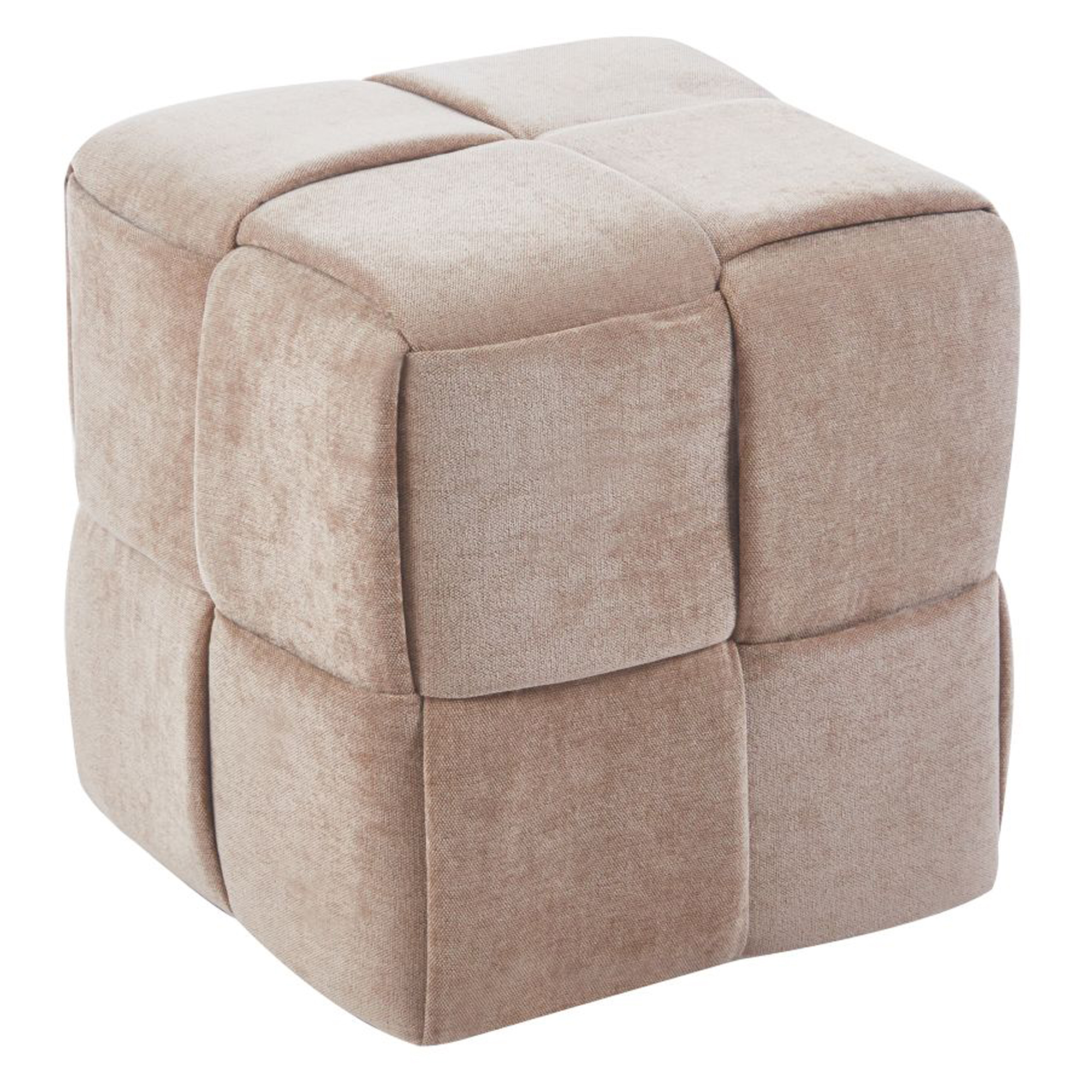 Siddepuf Listwise Lysebrun 38 cm