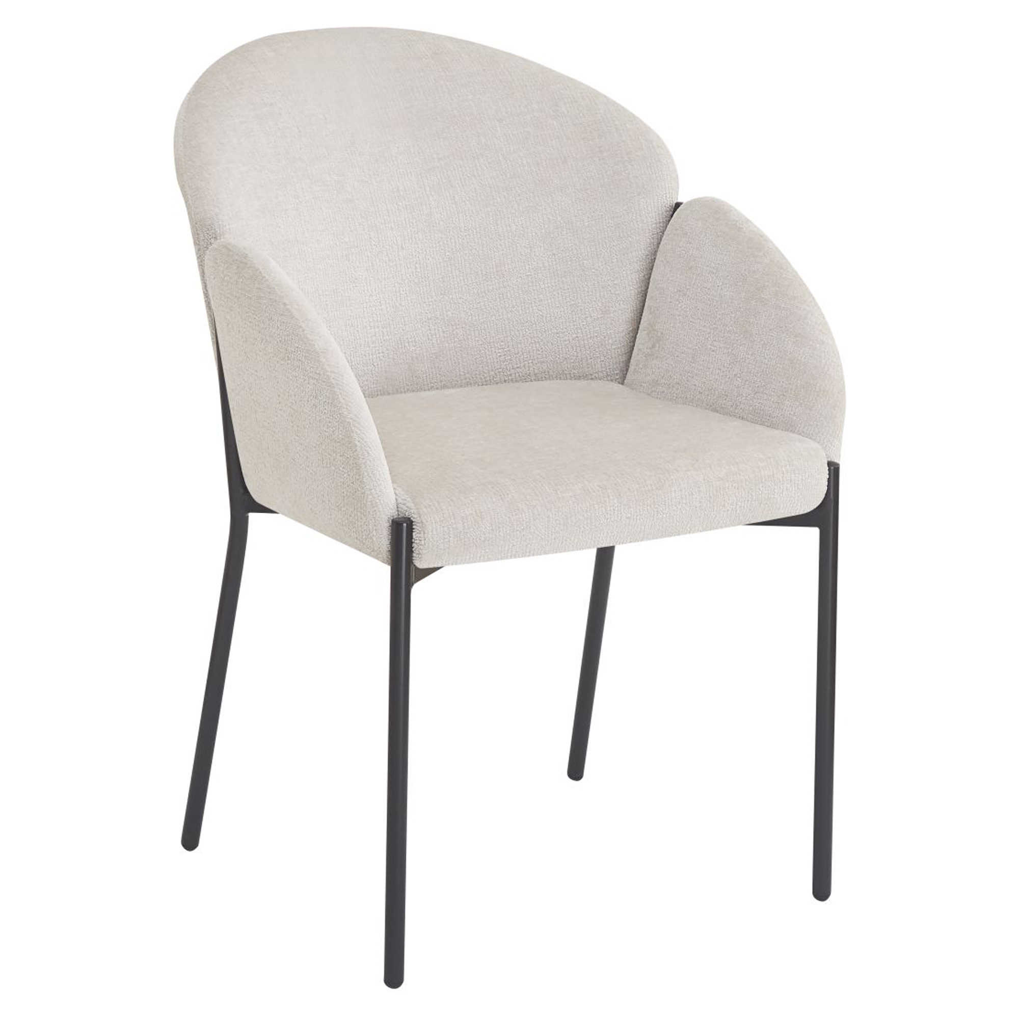Stol med Armlæn Virtitia Beige
