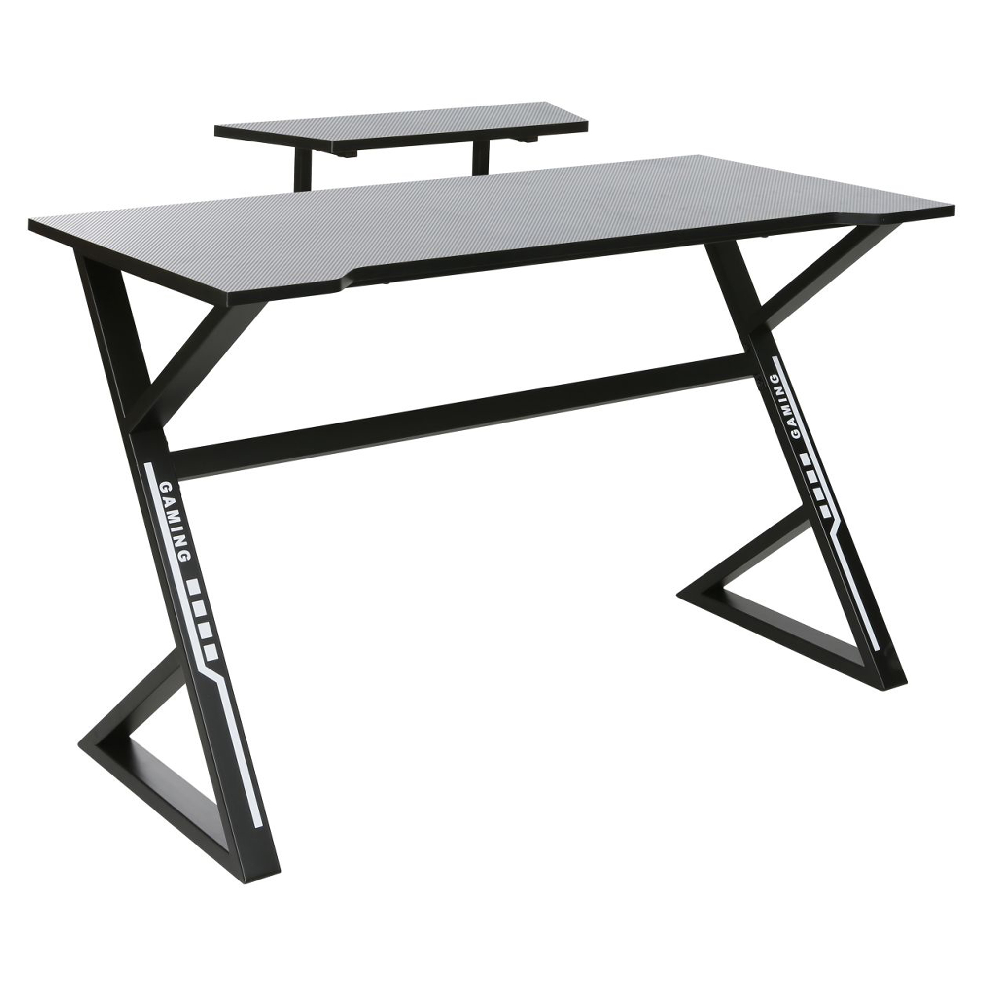 Gamingbord Dominio Sort 120x60 cm
