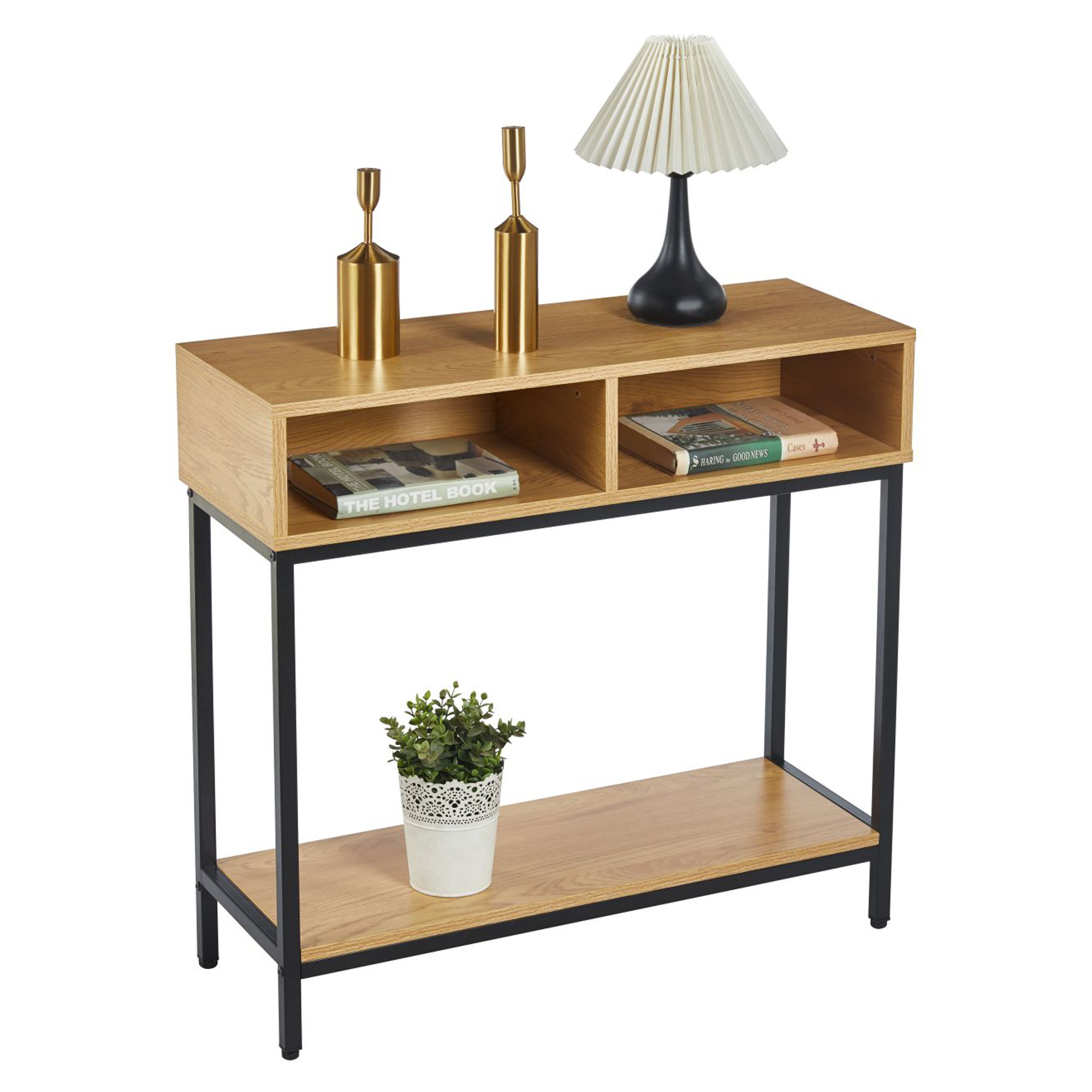 Konsolbord Åben Moneris Træ 80x30 cm