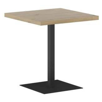 Spisebord med T-ben <strong>Latio</strong>  Artisan Eik 67x67 cm
