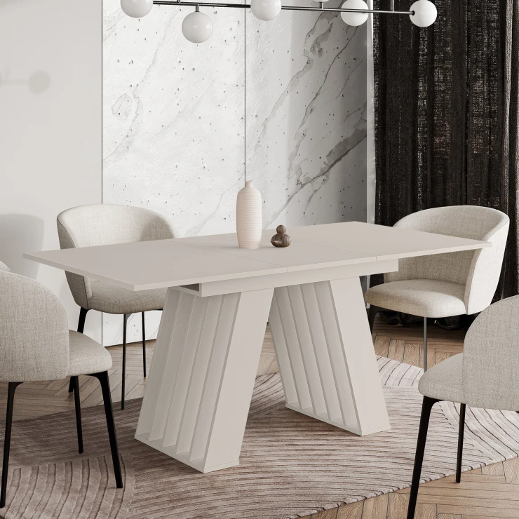 Spisebord Brixton Kashmir 120-160x80 cm