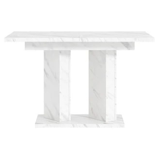 Spisebord <strong>Fenton</strong>  Hvit Marmor 120-180x80 cm