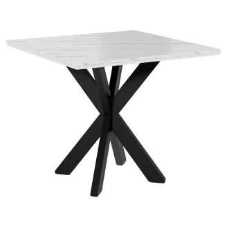 Spisebord <strong>Danbury</strong>  Hvit Marmor 90x90 cm