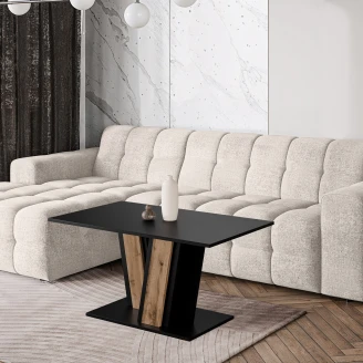 Sofabord Alton Svart, Tre 100x60 cm