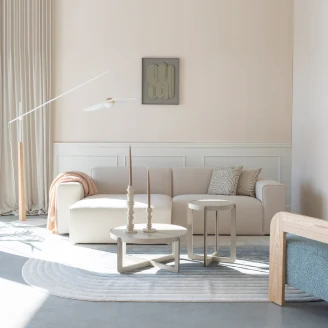 Zuiver Concept Sofa 3-seterss Venstrevendt <strong>Milka</strong>  Sand