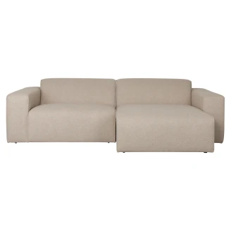 Zuiver Concept Sofa 3-seterss Høyrevendt <strong>Milka</strong>  Cappuccino