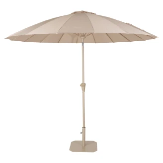 Zuiver Hageparasoll med Fot <strong>Sunshine</strong>  Beige Ø250 cm