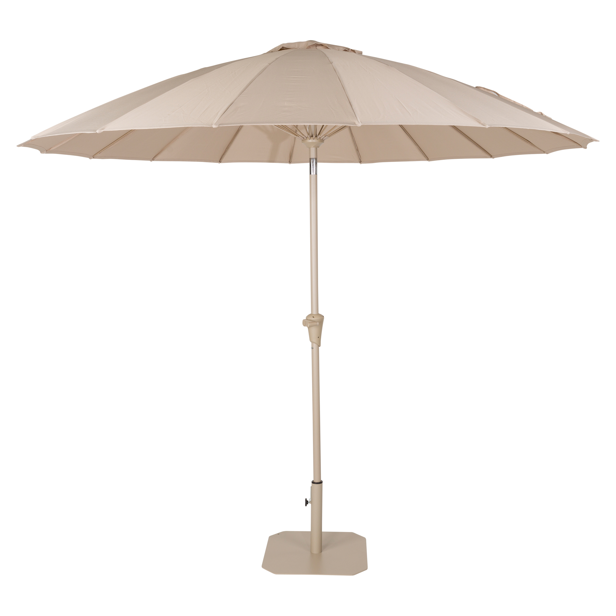 Zuiver Hageparasoll med Fot Sunshine Beige Ø250 cm