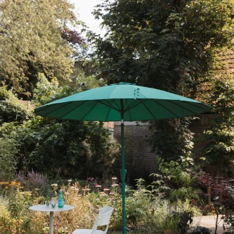 Zuiver Hageparasoll med Fot <strong>Sunshine</strong>  Grønn Ø250 cm