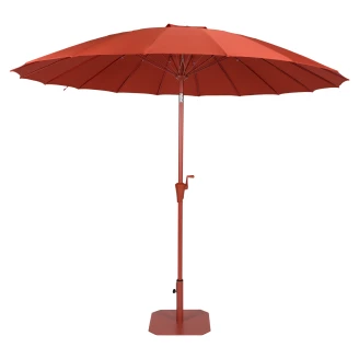 Zuiver Hageparasoll med Fot <strong>Sunshine</strong>  Rød, Burgunder Ø250 cm