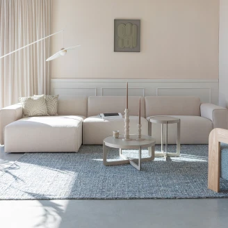 Zuiver Concept Sofa 4-5-seters Venstrevendt <strong>Milka</strong>  Krem, Beige