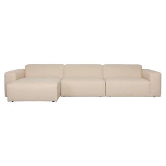 Zuiver Concept Sofa 4-5-seters Venstrevendt <strong>Milka</strong>  Krem, Beige