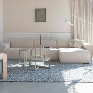 Zuiver Concept Sofa 4-5-seters Høyrevendt <strong>Milka</strong>  Krem, Beige