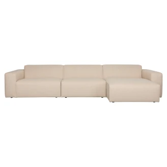 Zuiver Concept Sofa 4-5-seters Høyrevendt <strong>Milka</strong>  Krem, Beige