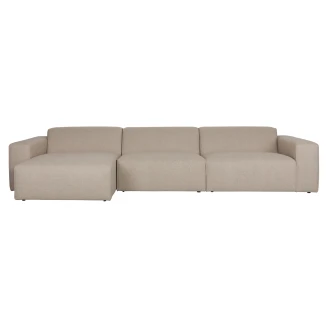 Zuiver Concept Sofa 4-5-seters Venstrevendt <strong>Milka</strong>  Beige