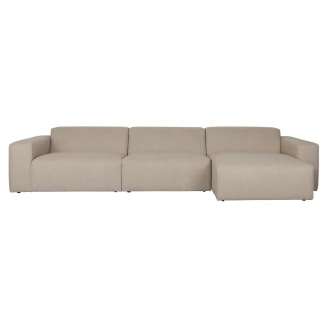 Zuiver Concept Sofa 4-5-seters Høyrevendt <strong>Milka</strong>  Beige