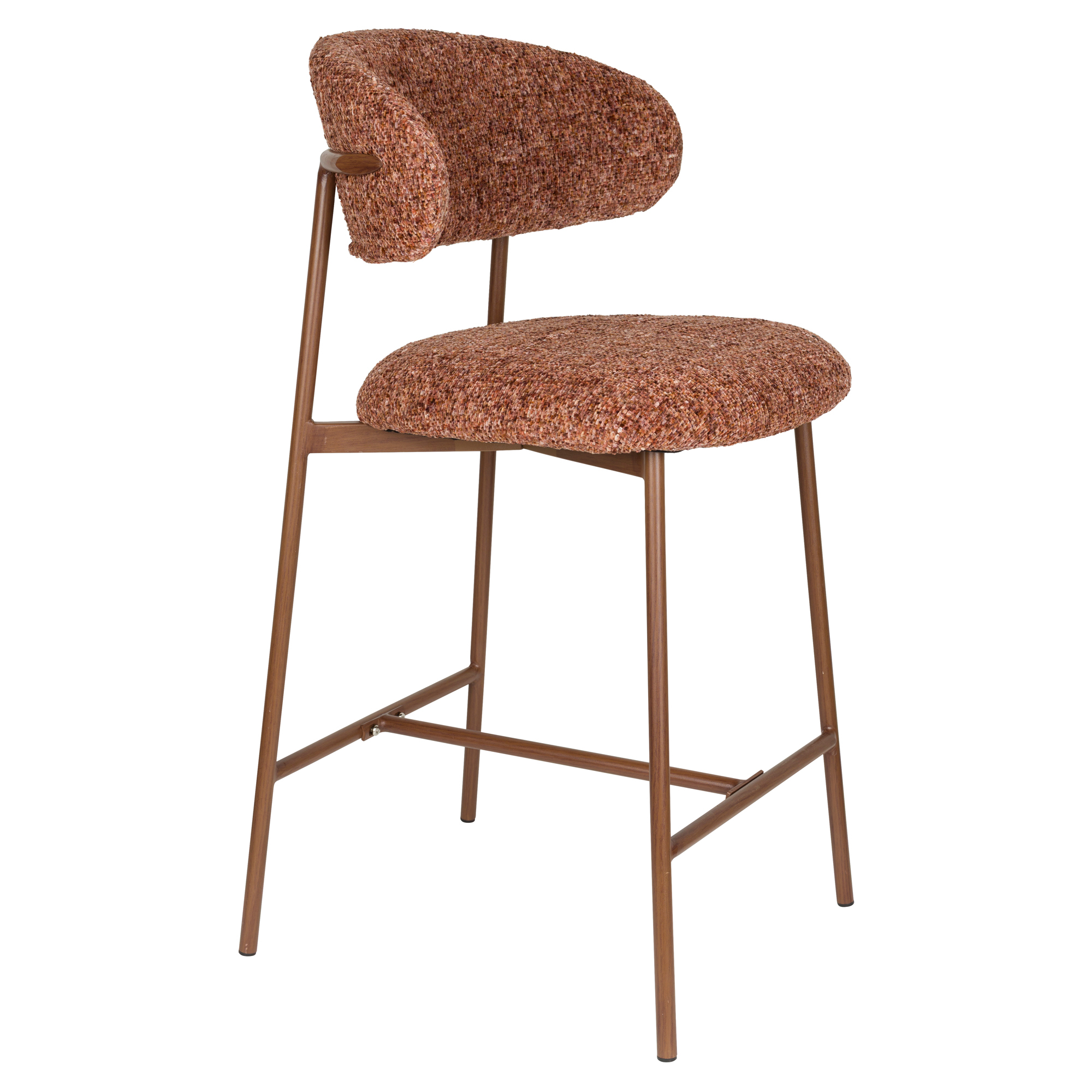 Barstol Cleon Rød, Brun 65 cm