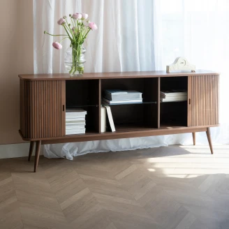 Zuiver Skjenk <strong>Barbier</strong>  Valnøtt 180x75 cm