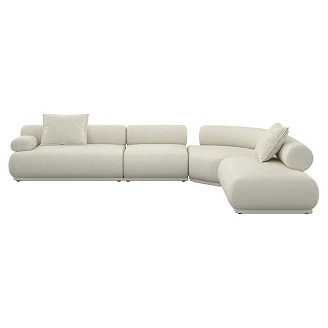 Zuiver Sofa 7,5-seter Venstre Rembrandt Beige