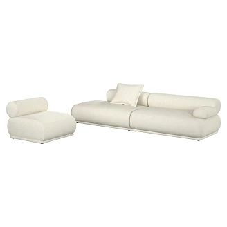 Zuiver Sofa 4-5-seter Høyre <strong>Rembrandt</strong>  Beige