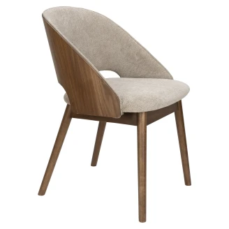 Dutchbone Stol <strong>Velore</strong>  Beige, Tre
