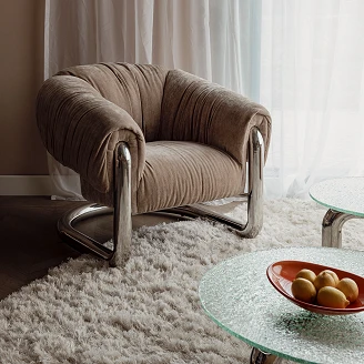 Dutchbone Lenestol <strong>Marly</strong>  Beige
