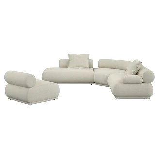 Zuiver Sofa 7,5-seter Høyre <strong>Rembrandt</strong>  Beige